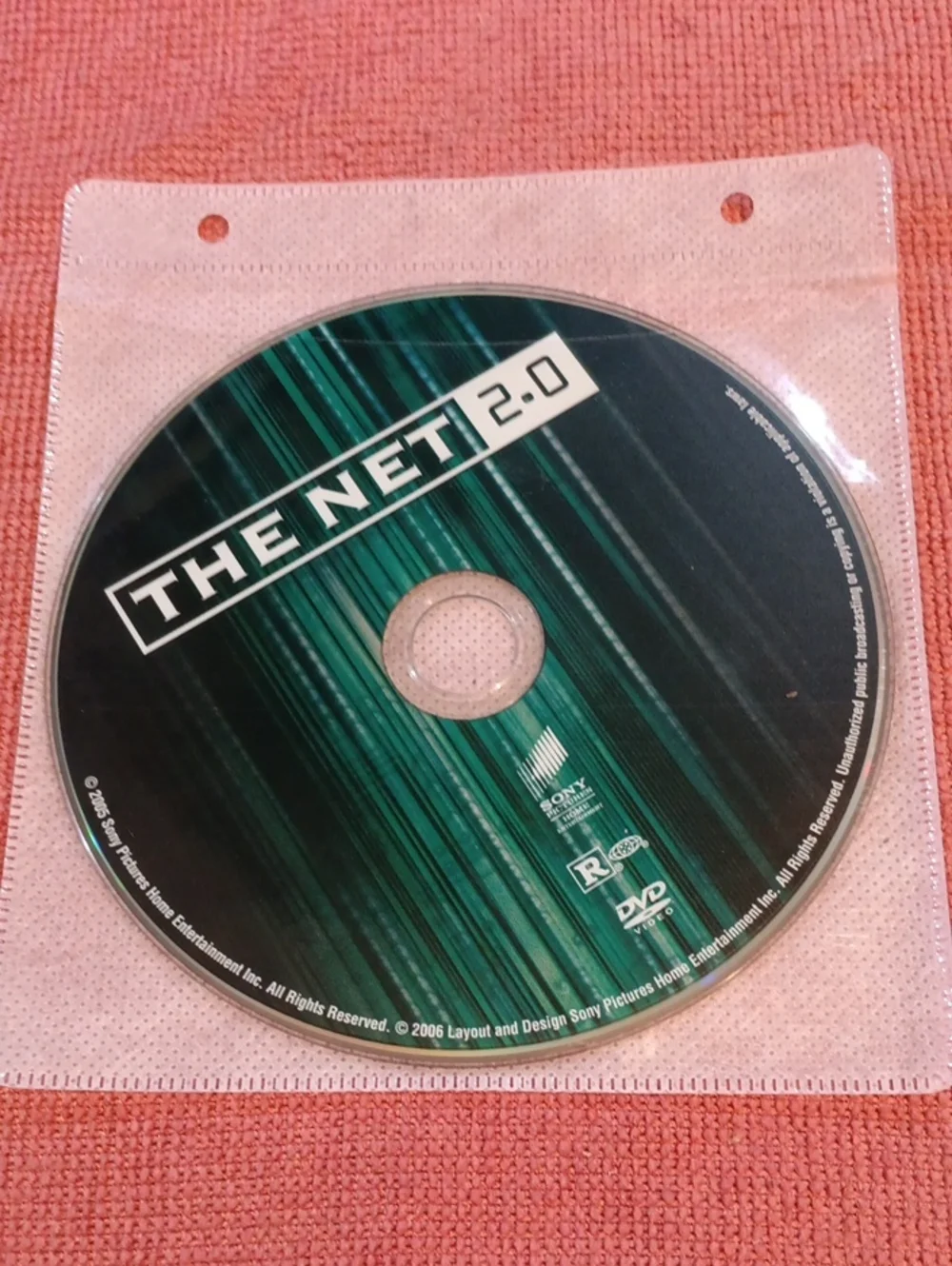 2/$8 The Net 2.0 DVD *NO CASE*